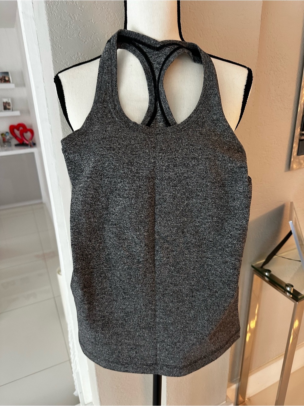 lululemon athletica Dark Gray Racerback Tank